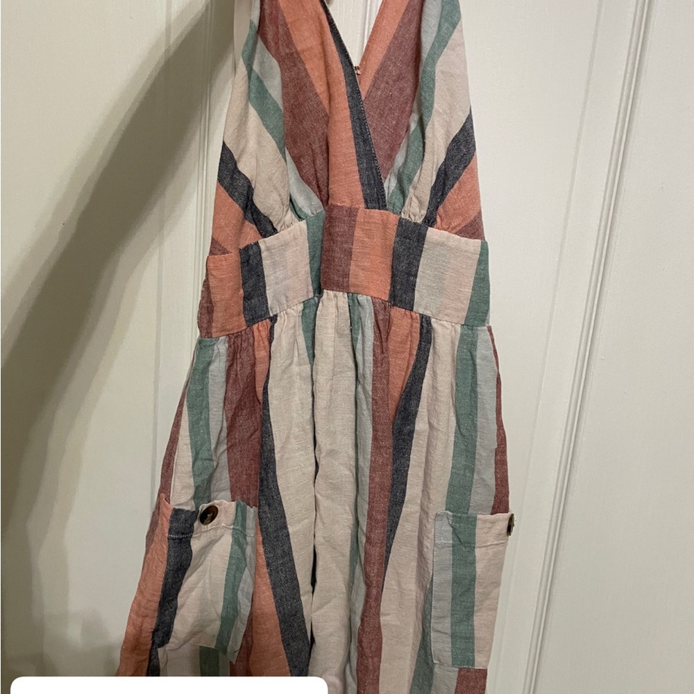 Striped Halter Dress